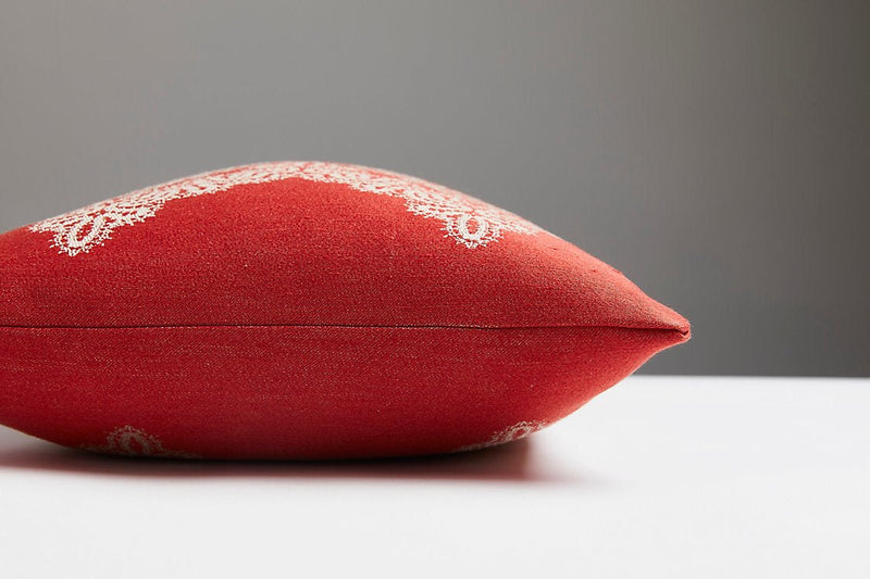 Josephine Pillow, Carnelian - BlueJay Avenue