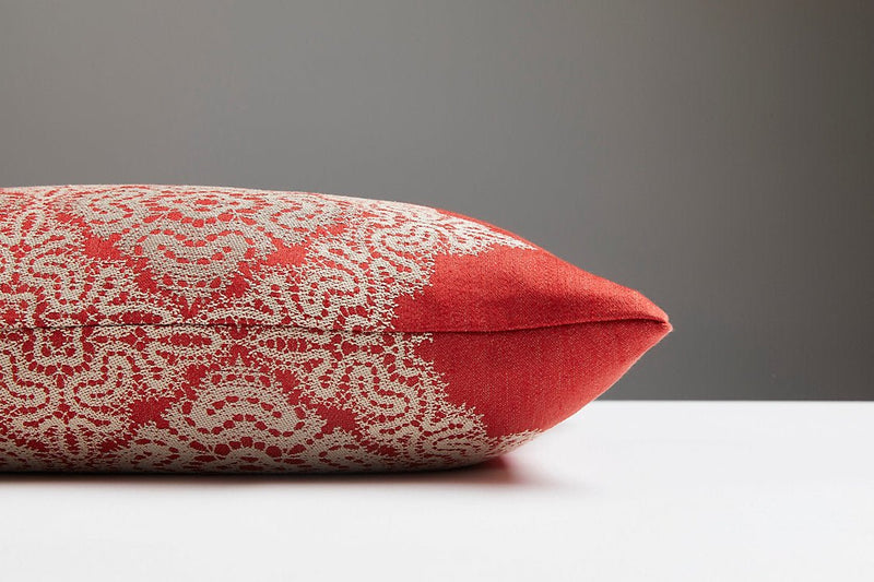 Josephine Pillow, Carnelian - BlueJay Avenue