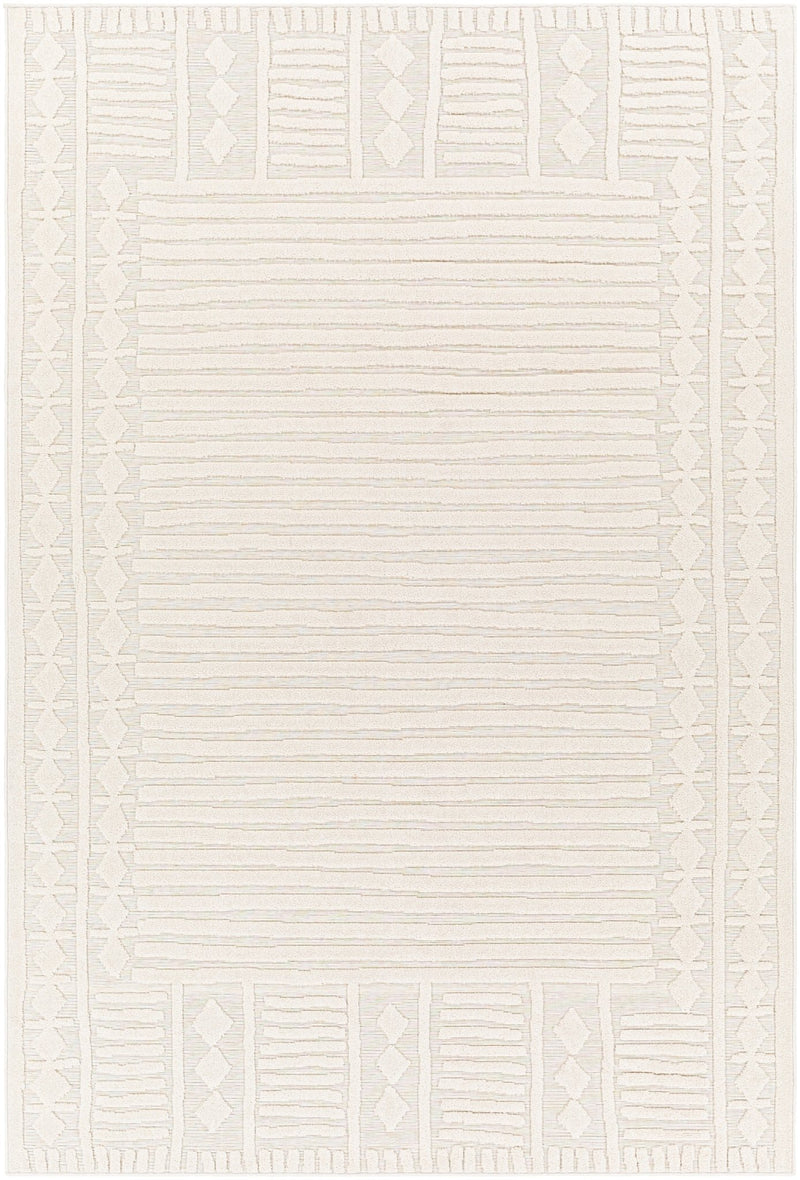 Kaleen Outdoor White Rug - BlueJay Avenue
