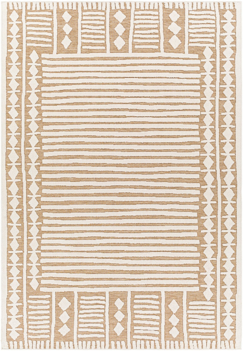 Kaleen Outdoor Rug, Beige - BlueJay Avenue