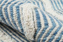 Langdon Hand Woven Wool Area Rug, Blue - BlueJay Avenue