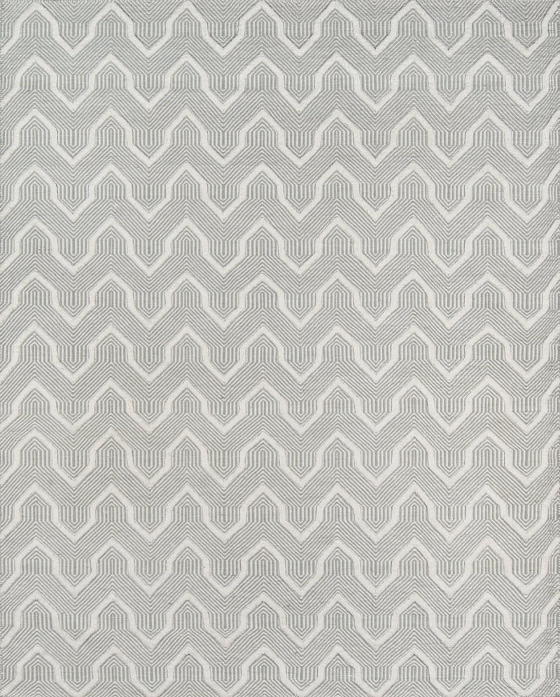 Langdon Hand Woven Wool Area Rug, Gray - BlueJay Avenue