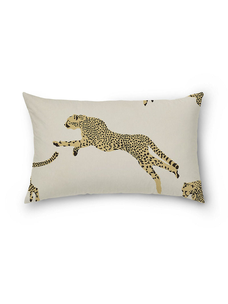 Leaping Cheetah Lumbar Pillow By Scalamandre - BlueJay Avenue