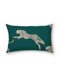 Leaping Cheetah Lumbar Pillow By Scalamandre - BlueJay Avenue