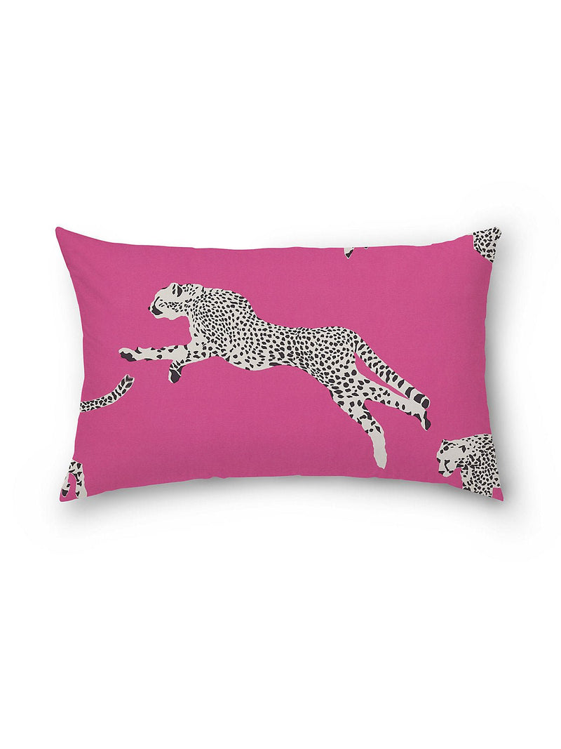 Leaping Cheetah Lumbar Pillow By Scalamandre - BlueJay Avenue