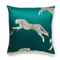 Leaping Cheetah Square Pillow - BlueJay Avenue