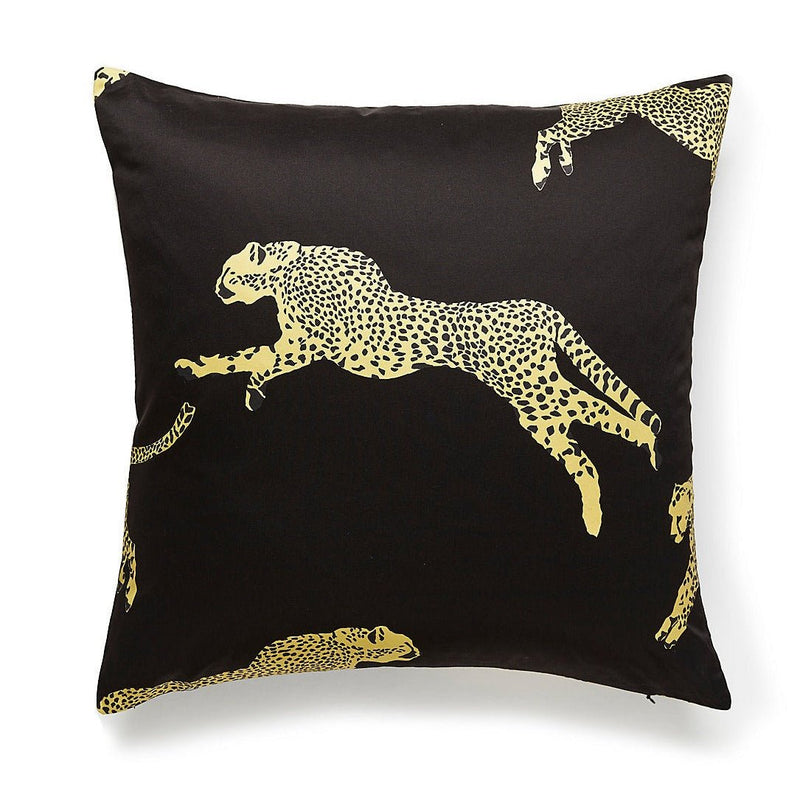 Leaping Cheetah Square Pillow - BlueJay Avenue