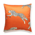 Leaping Cheetah Square Pillow - BlueJay Avenue