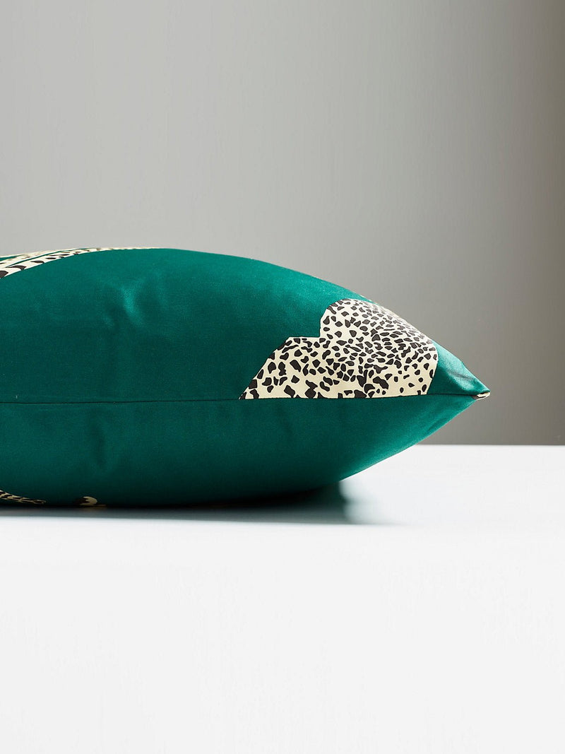 Leaping Cheetah Square Pillow - BlueJay Avenue