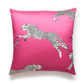 Leaping Cheetah Square Pillow - BlueJay Avenue