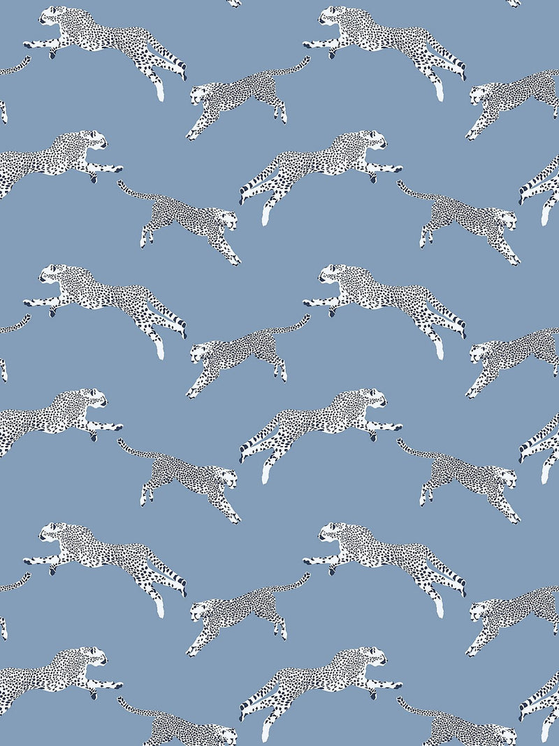 Leaping Cheetah Wallpaper, Cloud Nine - BlueJay Avenue