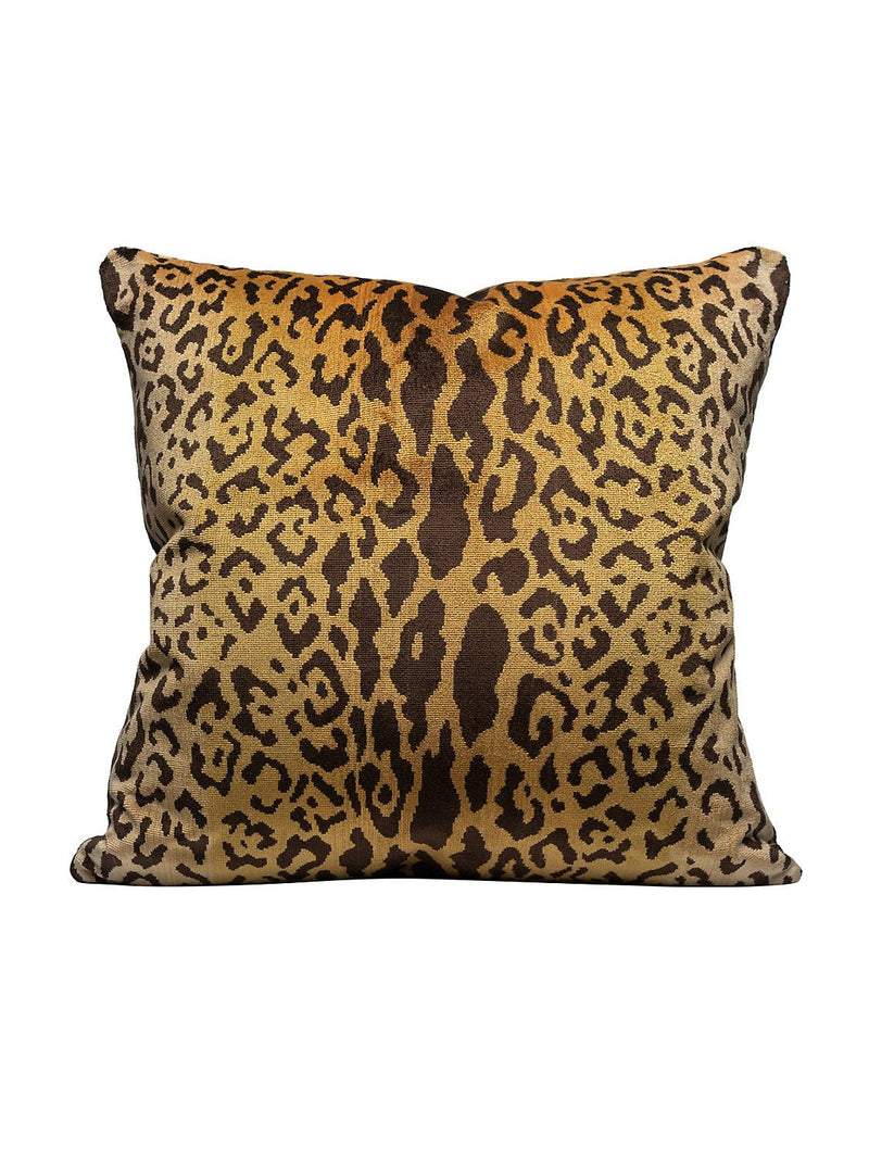 Leopardo Indus Square Pillow - BlueJay Avenue