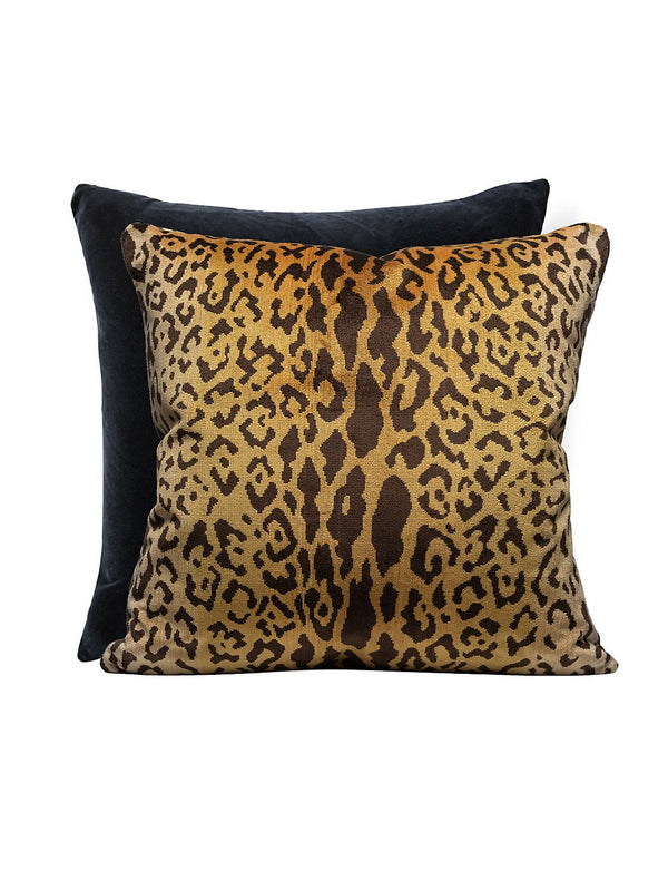 Leopardo Indus Square Pillow - BlueJay Avenue