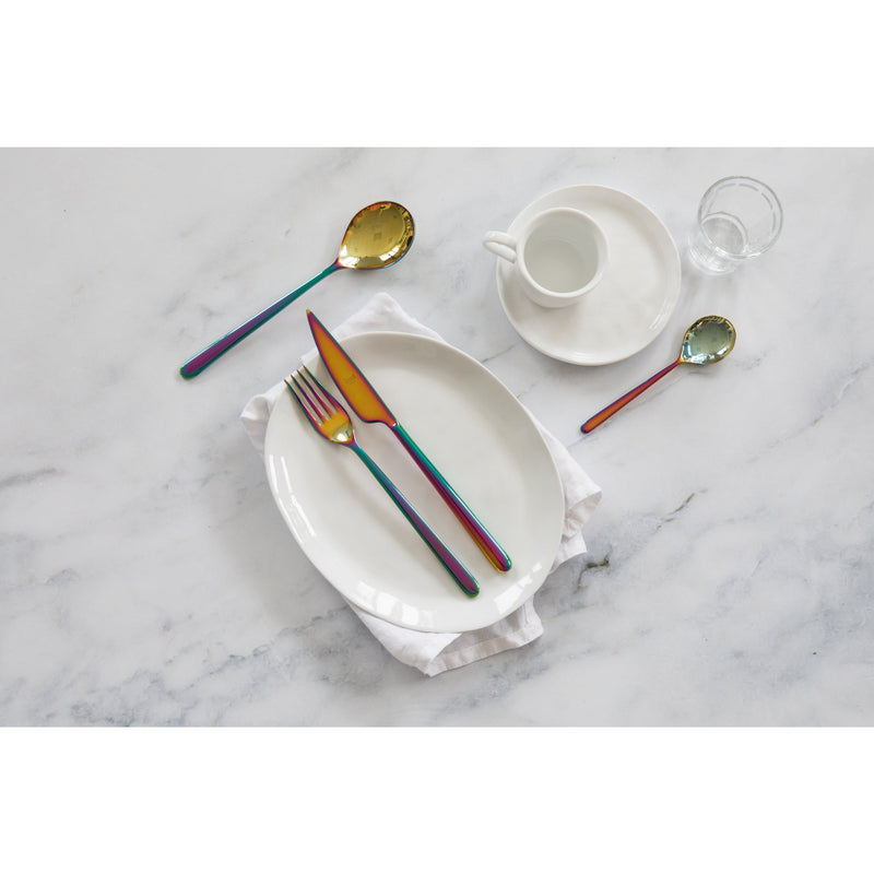 Linea Titanium Coating Flatware Sets - BlueJay Avenue