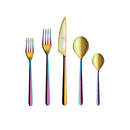 Linea Titanium Coating Flatware Sets - BlueJay Avenue
