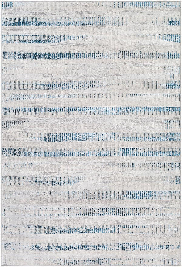 Lustro Contemporary Blue Area Rug - BlueJay Avenue