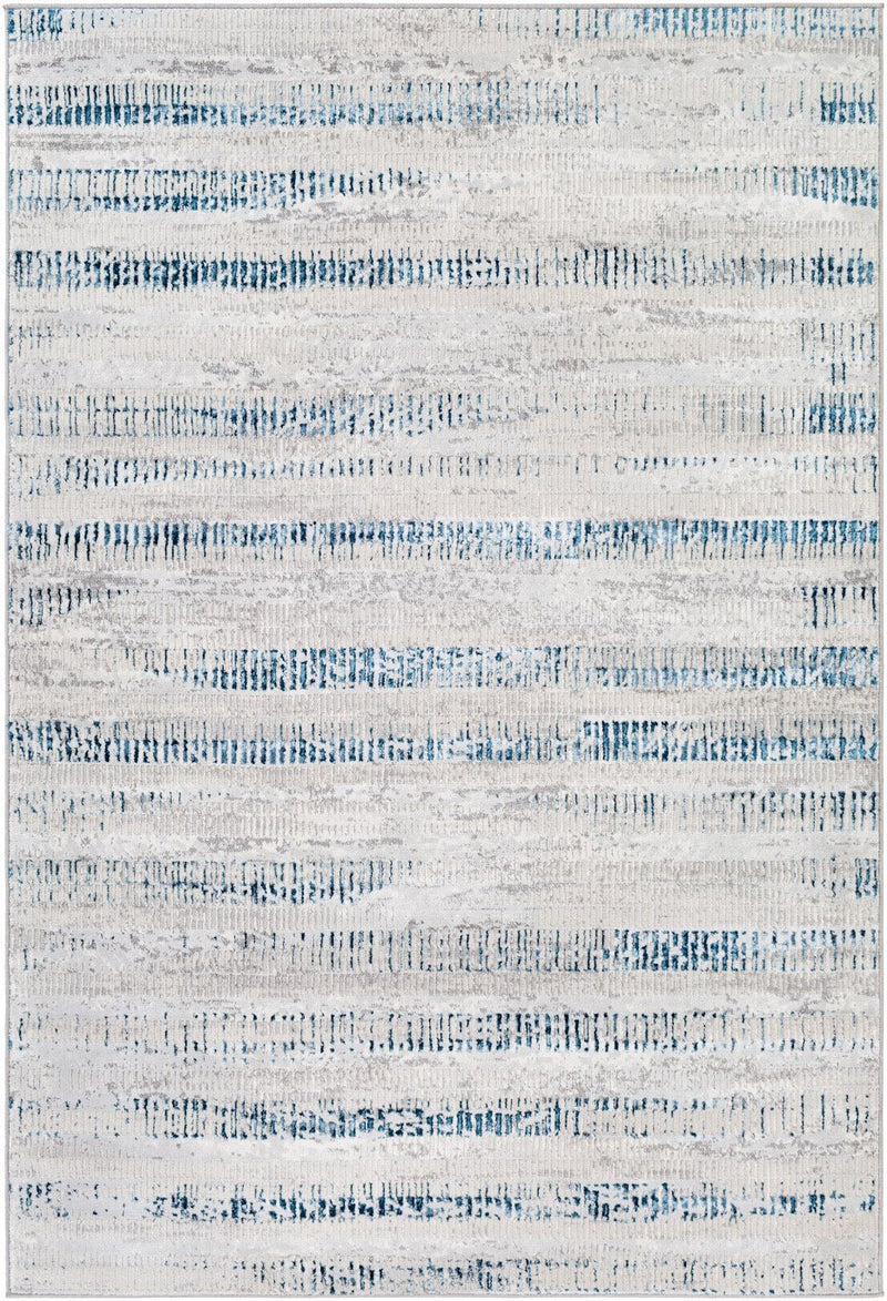 Lustro Contemporary Blue Area Rug - BlueJay Avenue