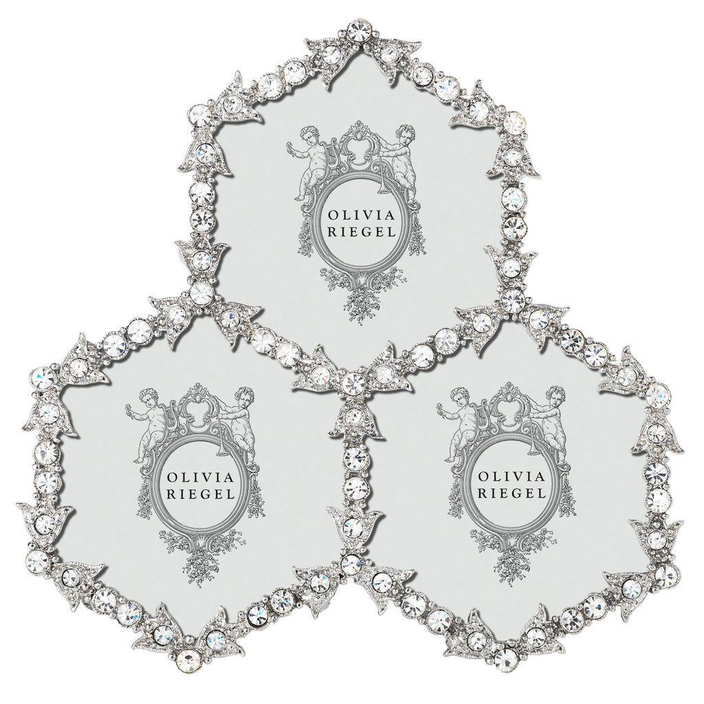 Olivia Riegel Silver Luxembourg Triple Photo Frame: Timeless Elegance ...