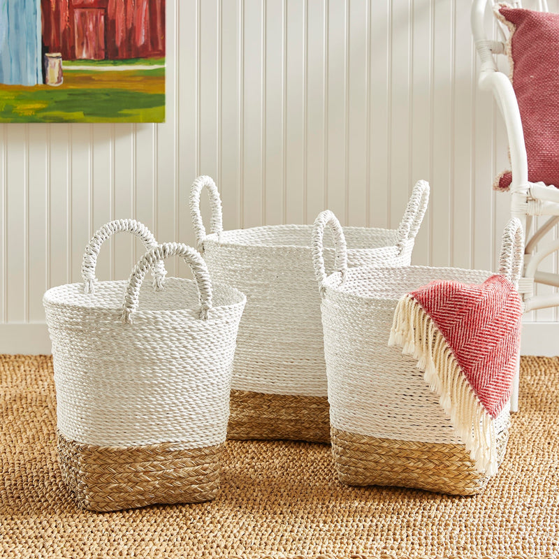 Madura Market Baskets, Set of 3 - BlueJay Avenue