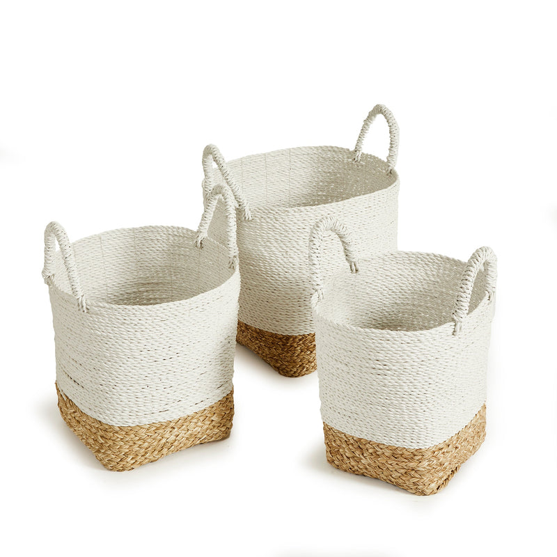 Madura Market Baskets, Set of 3 - BlueJay Avenue