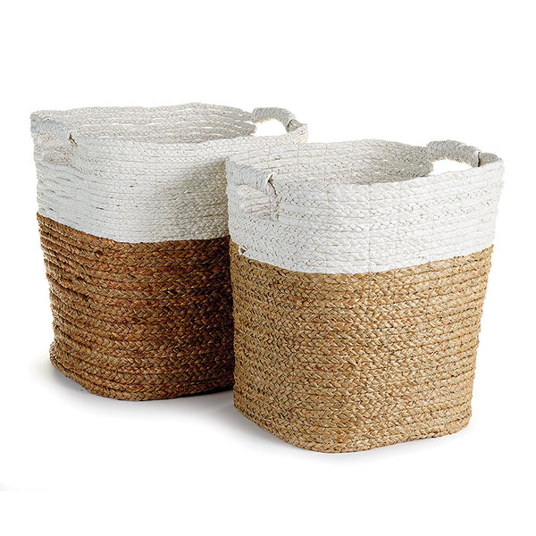 Madura Rectangular Baskets, Set of 2 - BlueJay Avenue