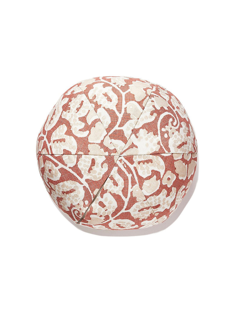 Maiden Floral Sphere Pillow, Terracotta - BlueJay Avenue