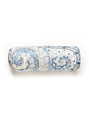 Malabar Paisley Bolster Pillow, Porcelain - BlueJay Avenue