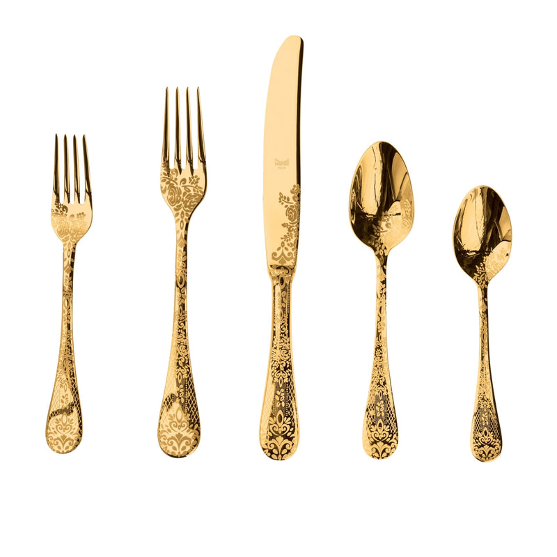 Mepra Casablanca Flatware Sets, Oro - BlueJay Avenue