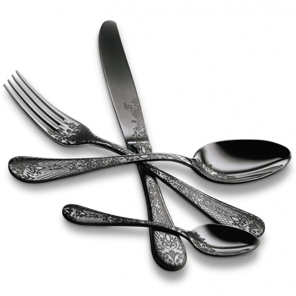 Mepra Casablanca Flatware Sets, Oro Nero - BlueJay Avenue