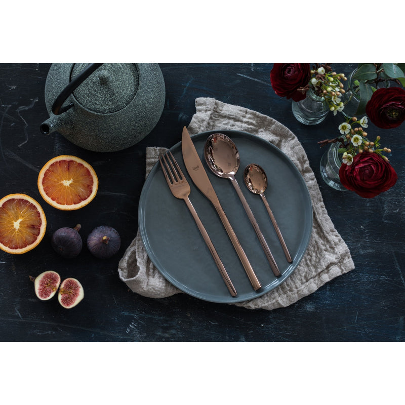 Mepra Due Flatware Set, Bronzo - BlueJay Avenue