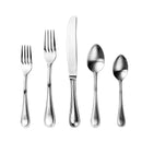 Mepra Perla 5 pcs/20 pcs Place Setting, Pewter - BlueJay Avenue