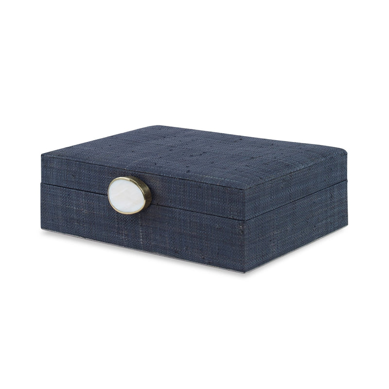 Mercia Grass Cloth Decorative Box - BlueJay Avenue
