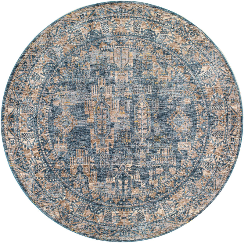 Mirabel Traditional Blue Area Rug - BlueJay Avenue