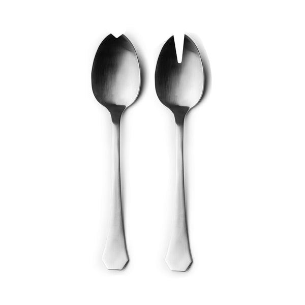 Moretto Ice 2 Pcs Salad Server, Matte - BlueJay Avenue