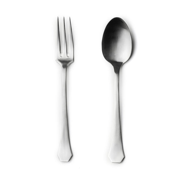 Moretto Ice 2 Pcs Serving Set, Matte - BlueJay Avenue