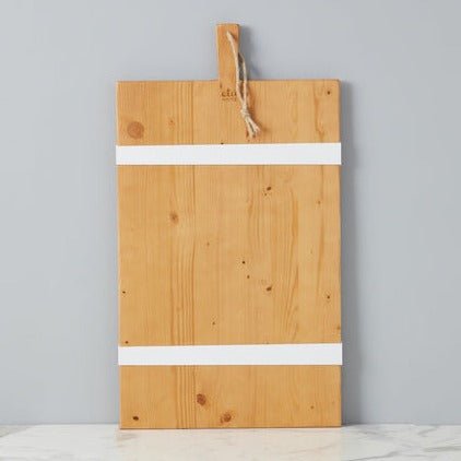 Natural Rectangle Mod Charcuterie Board, Large - BlueJay Avenue