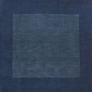Navy Wool Hand Knotted Rug - BlueJay Avenue