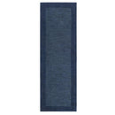Navy Wool Hand Knotted Rug - BlueJay Avenue