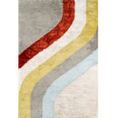 Novogratz Retro Wave Hand Tufted Modern Shag Rug - BlueJay Avenue