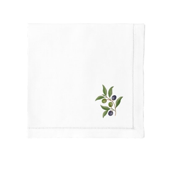 Olive Branch Napkins, Set of 4 - BlueJay Avenue