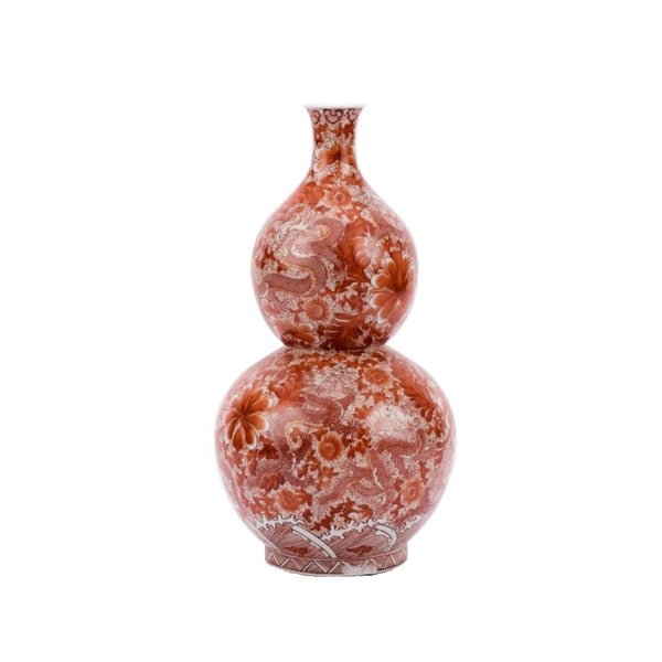 Orange Dragon Gourd Vase - BlueJay Avenue