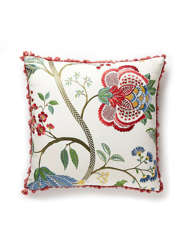Palampore Embroidery Pillow - BlueJay Avenue