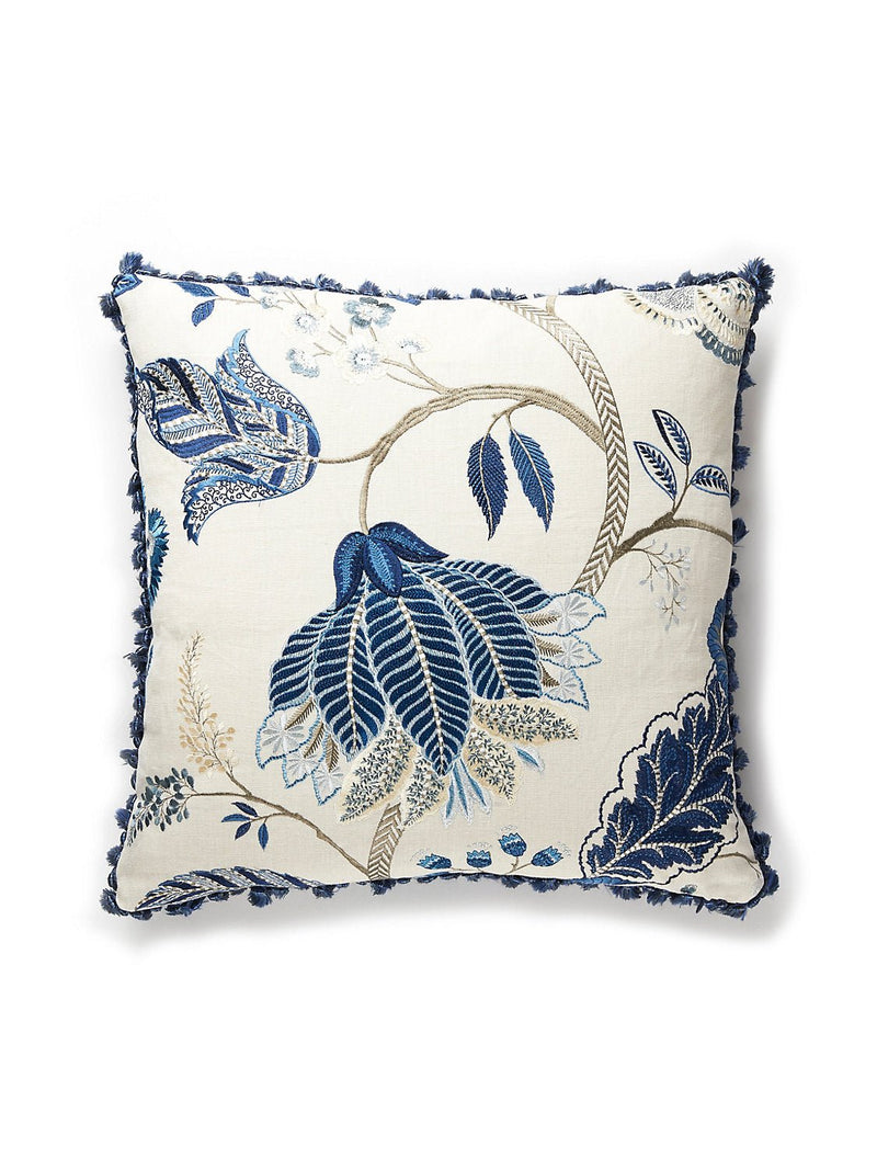 Palampore Embroidery Pillow - BlueJay Avenue