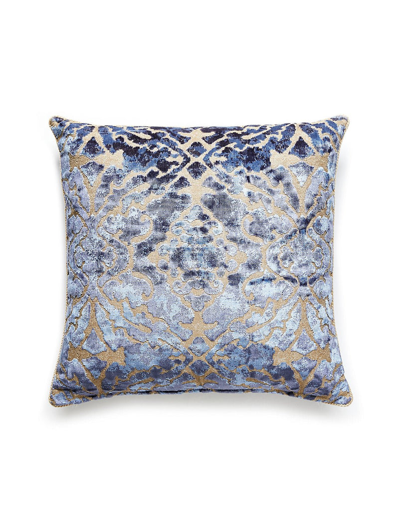 Palazzo Velvet Pillow, Indigo - BlueJay Avenue