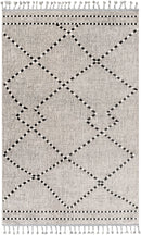 Palermo Grey And Black Rug - BlueJay Avenue