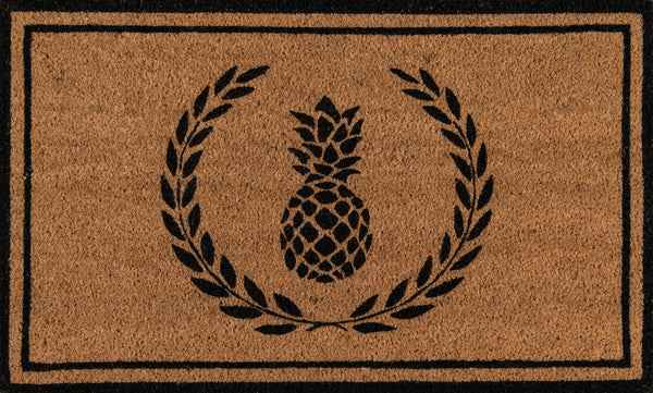 Park Pineapple Hand Woven Coir Doormat - BlueJay Avenue