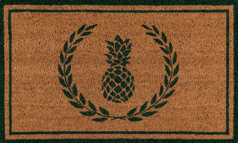 Park Pineapple Hand Woven Coir Doormat - BlueJay Avenue