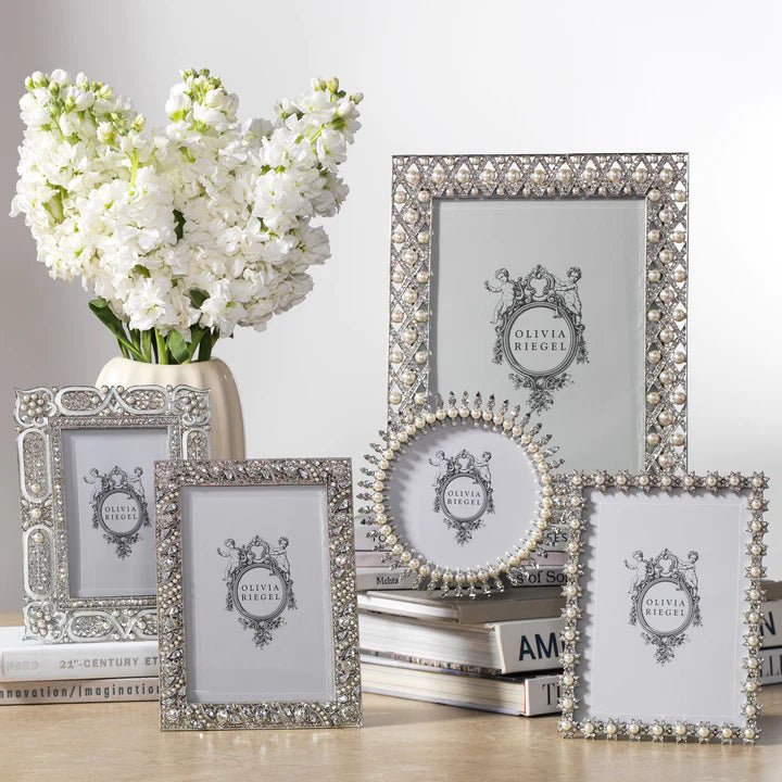 Pearl Jubilee 5" Round Photo Frame - BlueJay Avenue