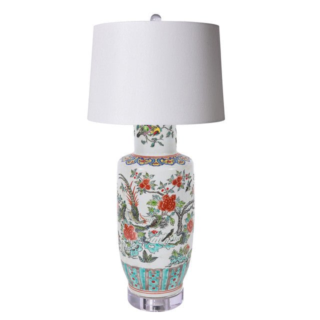 Pheasant Flower Vase Table Lamp Bedroom Lamps BlueJay Avenue