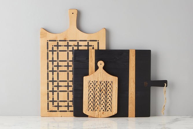 Plaid Serving Board, Large - BlueJay Avenue